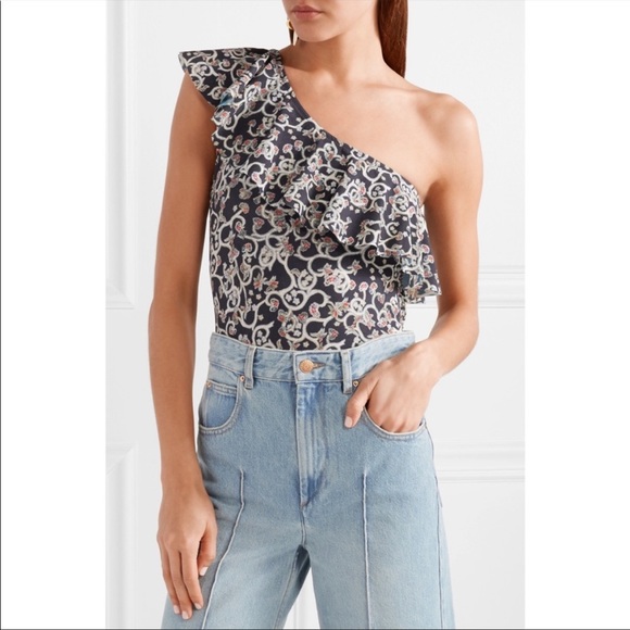 BNWT Isabel Marant Ruffle one shoulder one piece - Picture 1 of 10